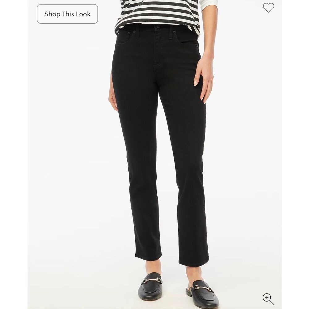 J. Crew Petite essential straight jean in all-day stretch NWT size P35